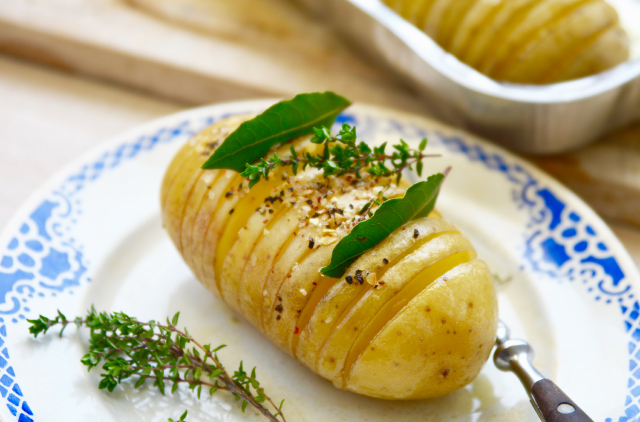 Photo Parmentine Hasselback potatoes