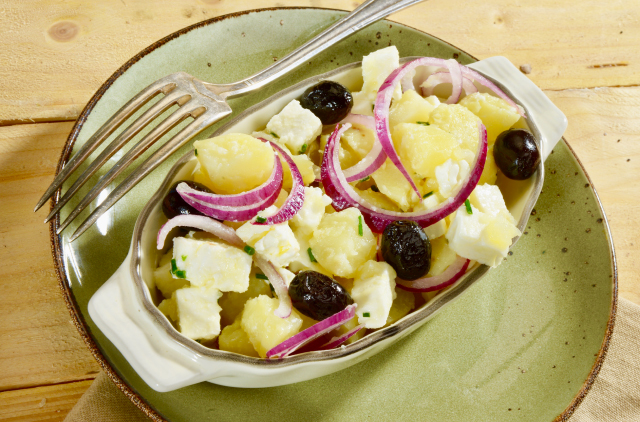 Photo Salade de pommes de terre à la grecque