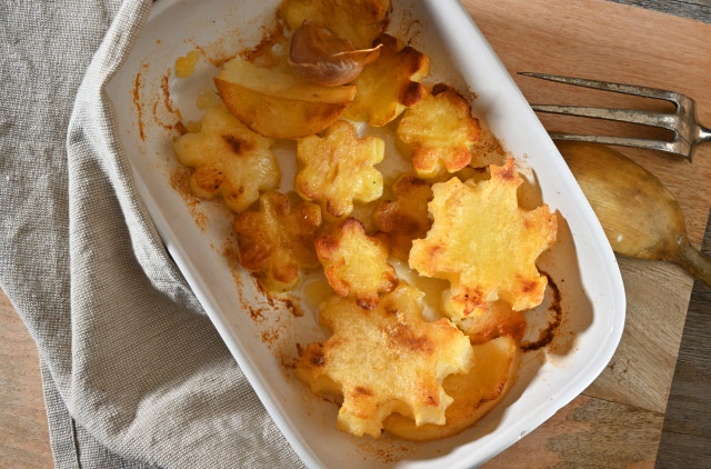 Photo Twice-baked potato shapes