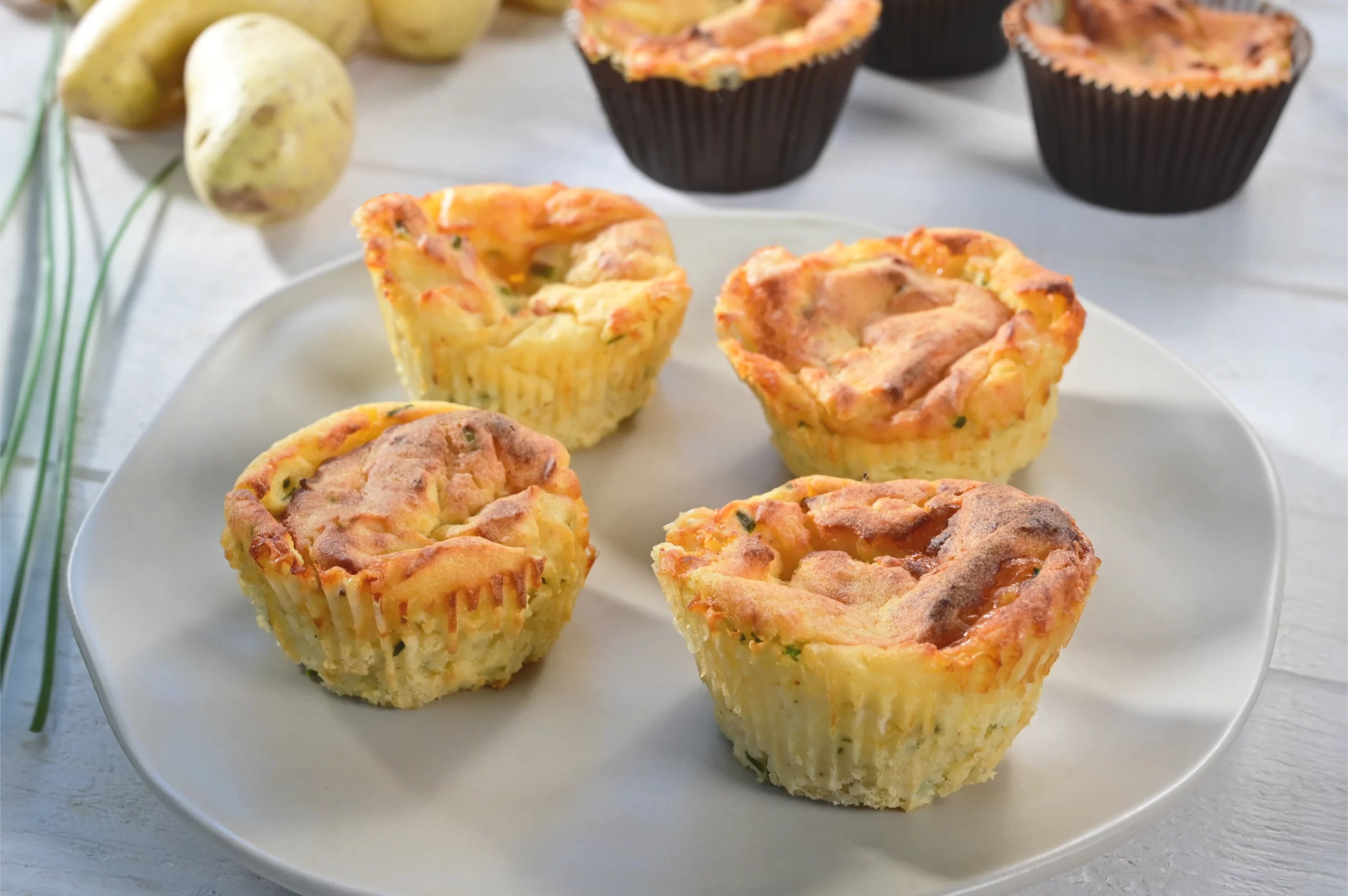 Photo Muffin de pommes de terre et fromage de chèvre